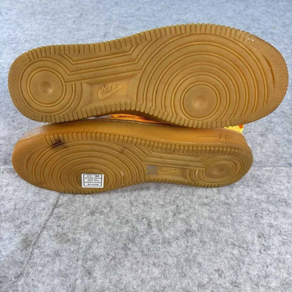 917753-801 - Mens 9 / Womens 10.5 Nike SF Air Force 1 Mid OBJ Laser Orange Gum